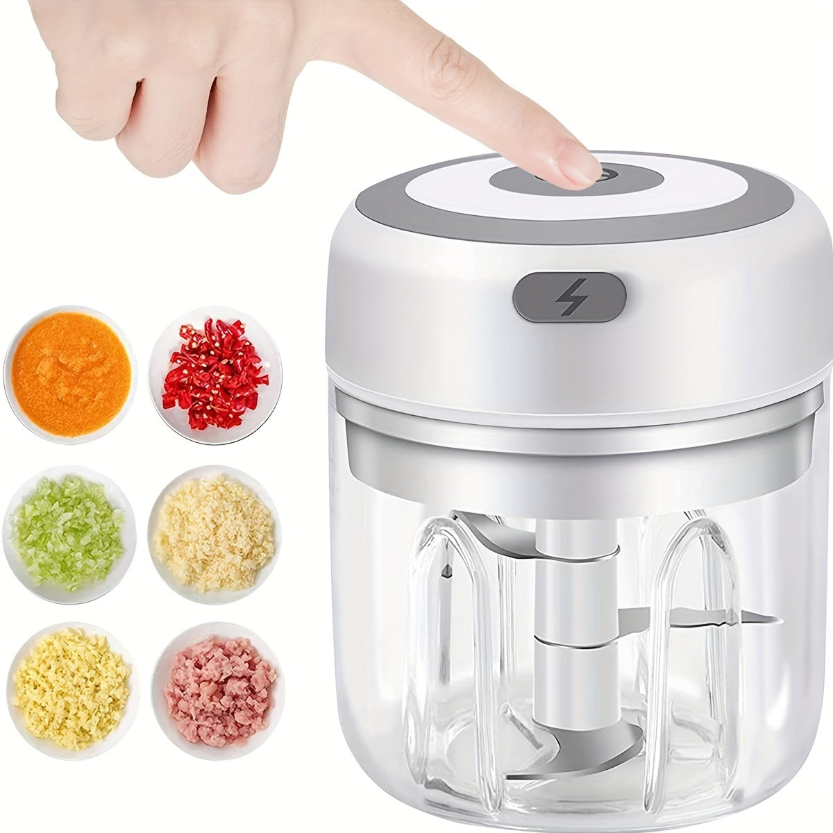Vegetable Chopper 250ml USB Grinder