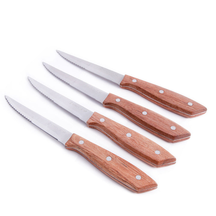 4 Piece Stainless Steel Steak Knife Cutlery Set