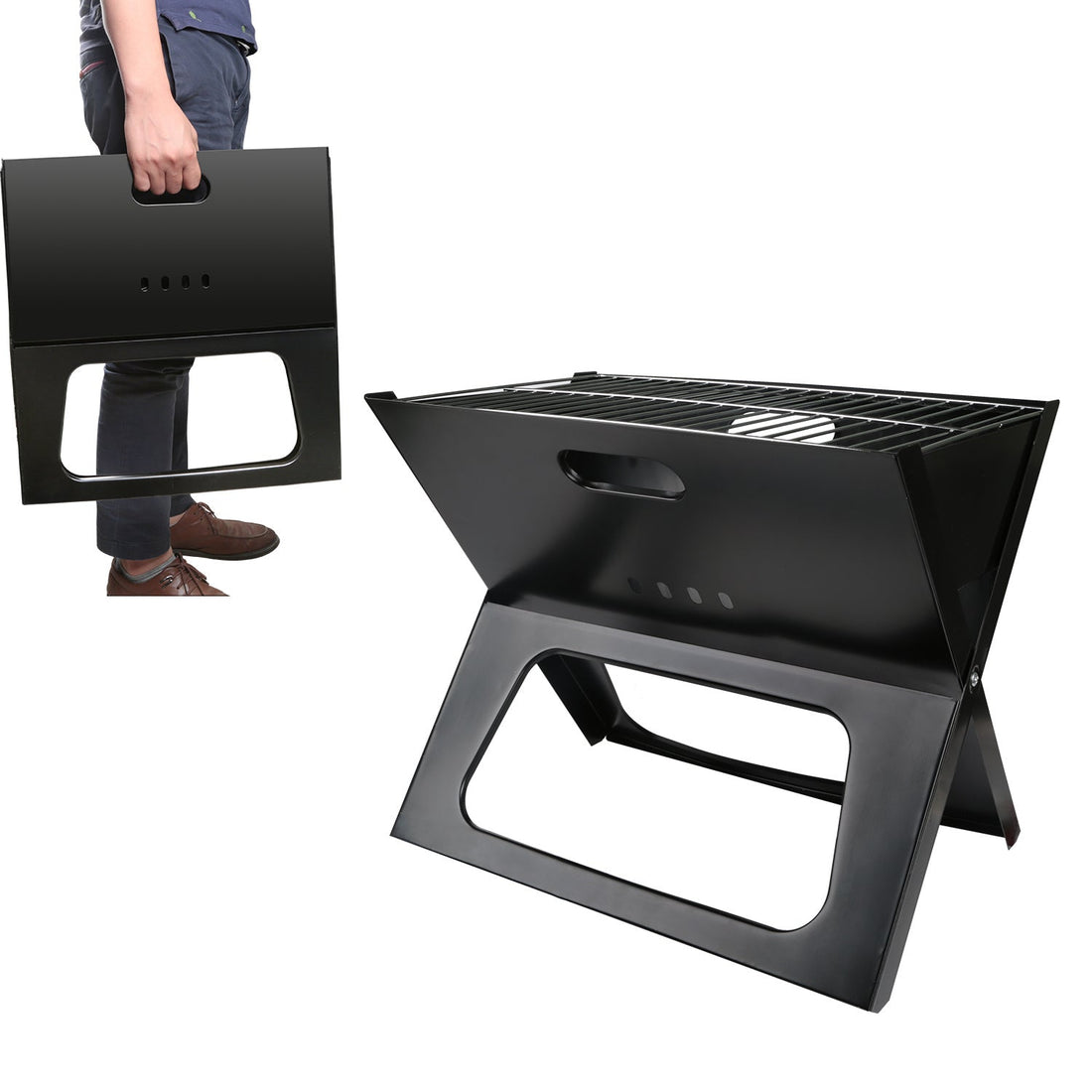 1Pc Portable BBQ Barbecue Grill