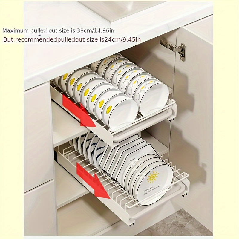 Space-Saving Stainless Steel Dish Rack