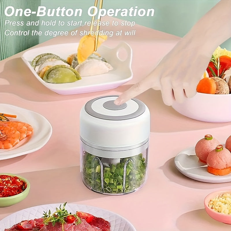 Vegetable Chopper 250ml USB Grinder