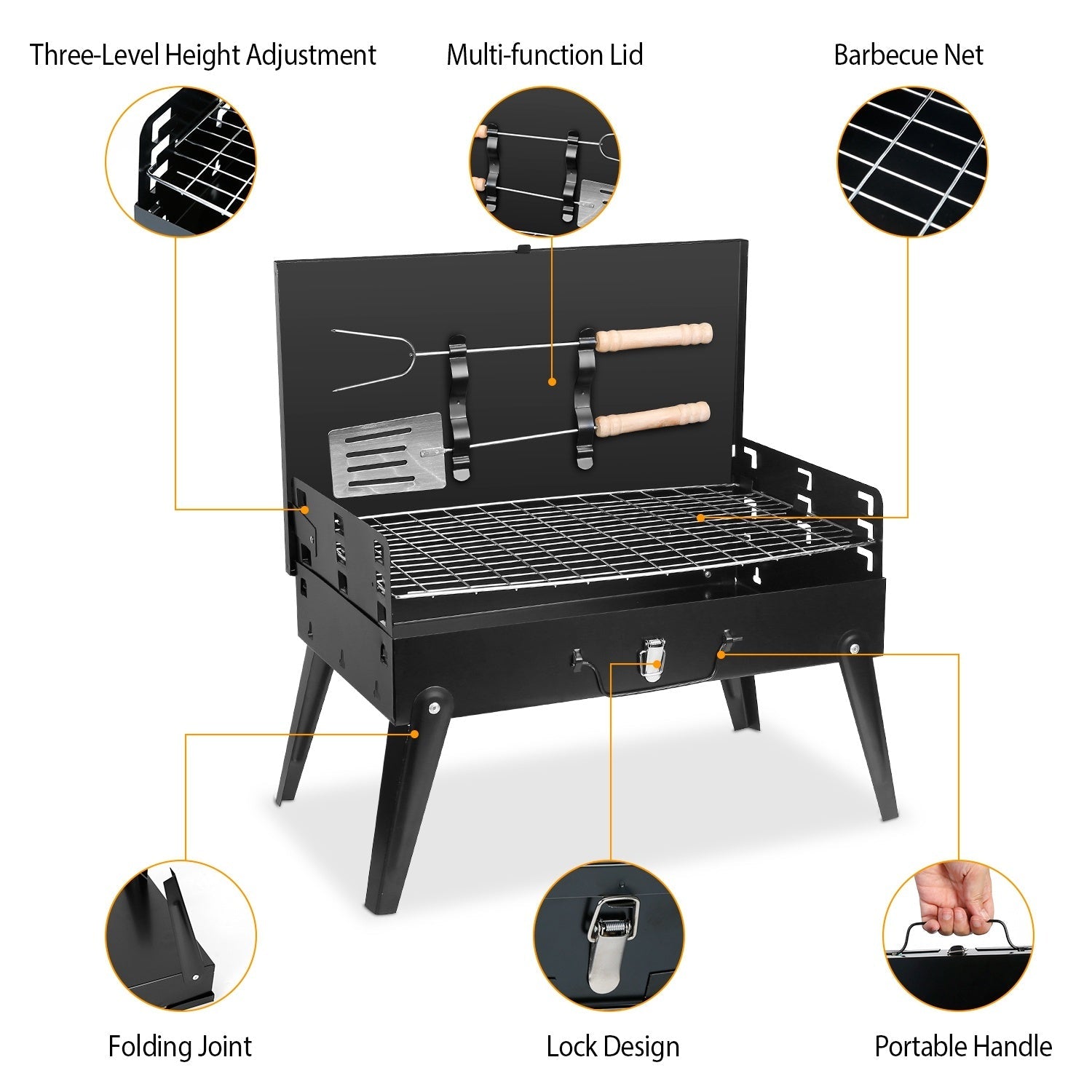 Portable Charcoal Grill