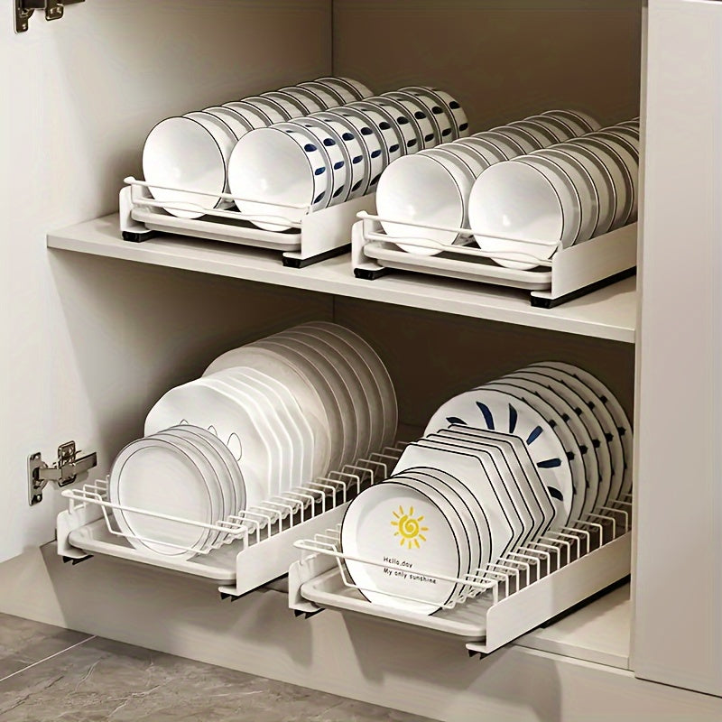 Space-Saving Stainless Steel Dish Rack