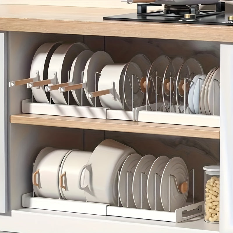 Adjustable Kitchen Storage Rack for Pots