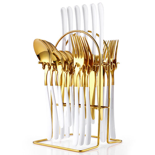 Stainless Steel Cutlery 24-piece Set