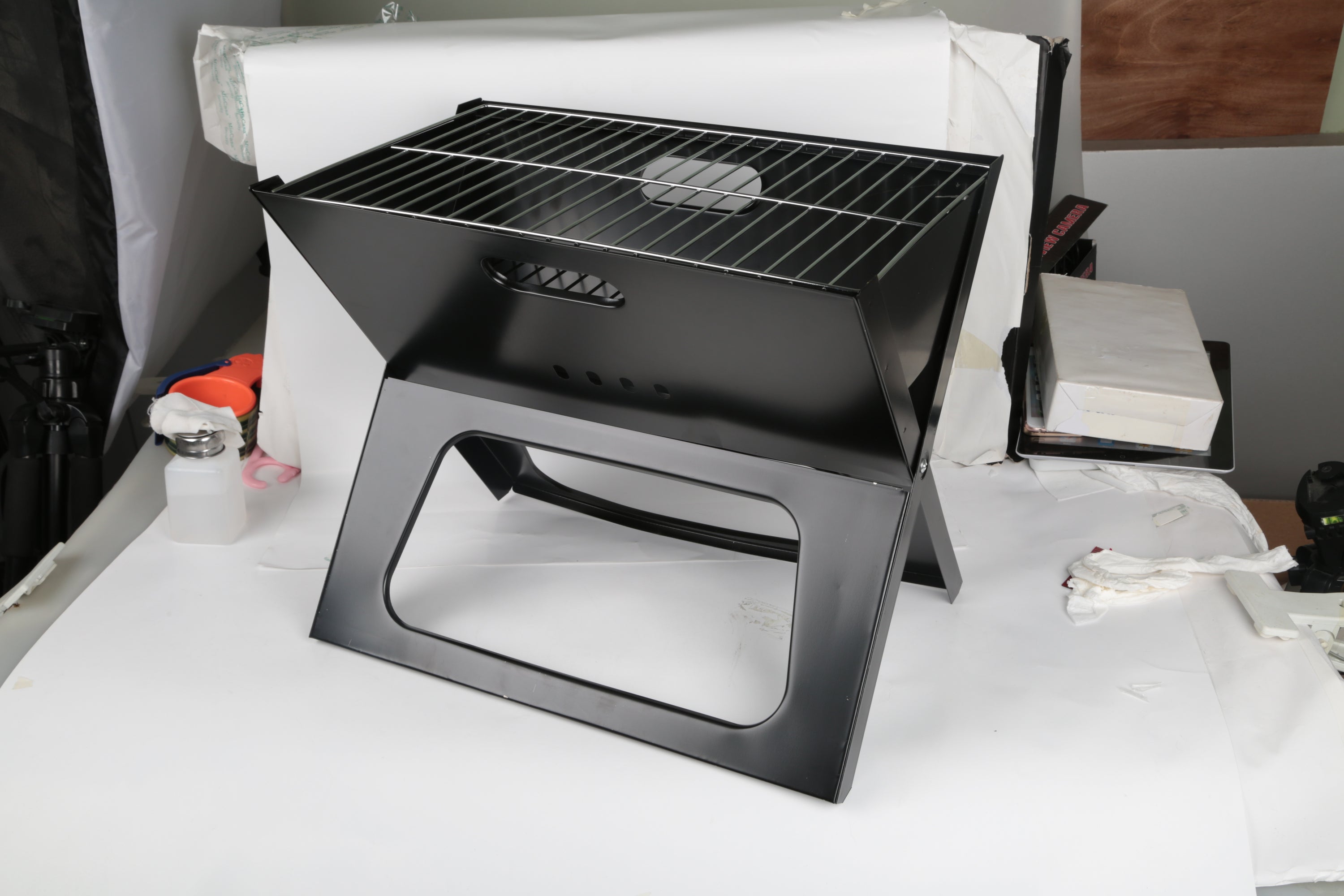 1Pc Portable BBQ Barbecue Grill