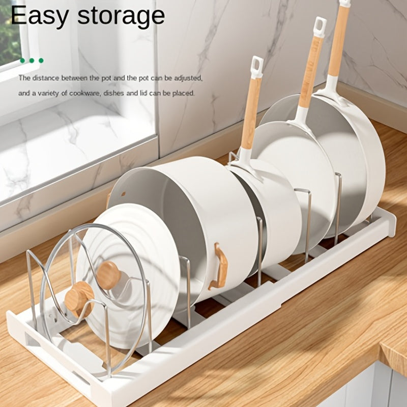 Adjustable Kitchen Storage Rack for Pots
