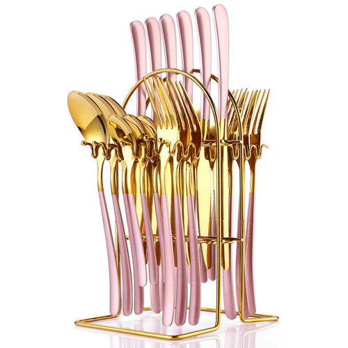 Stainless Steel Cutlery 24-piece Set