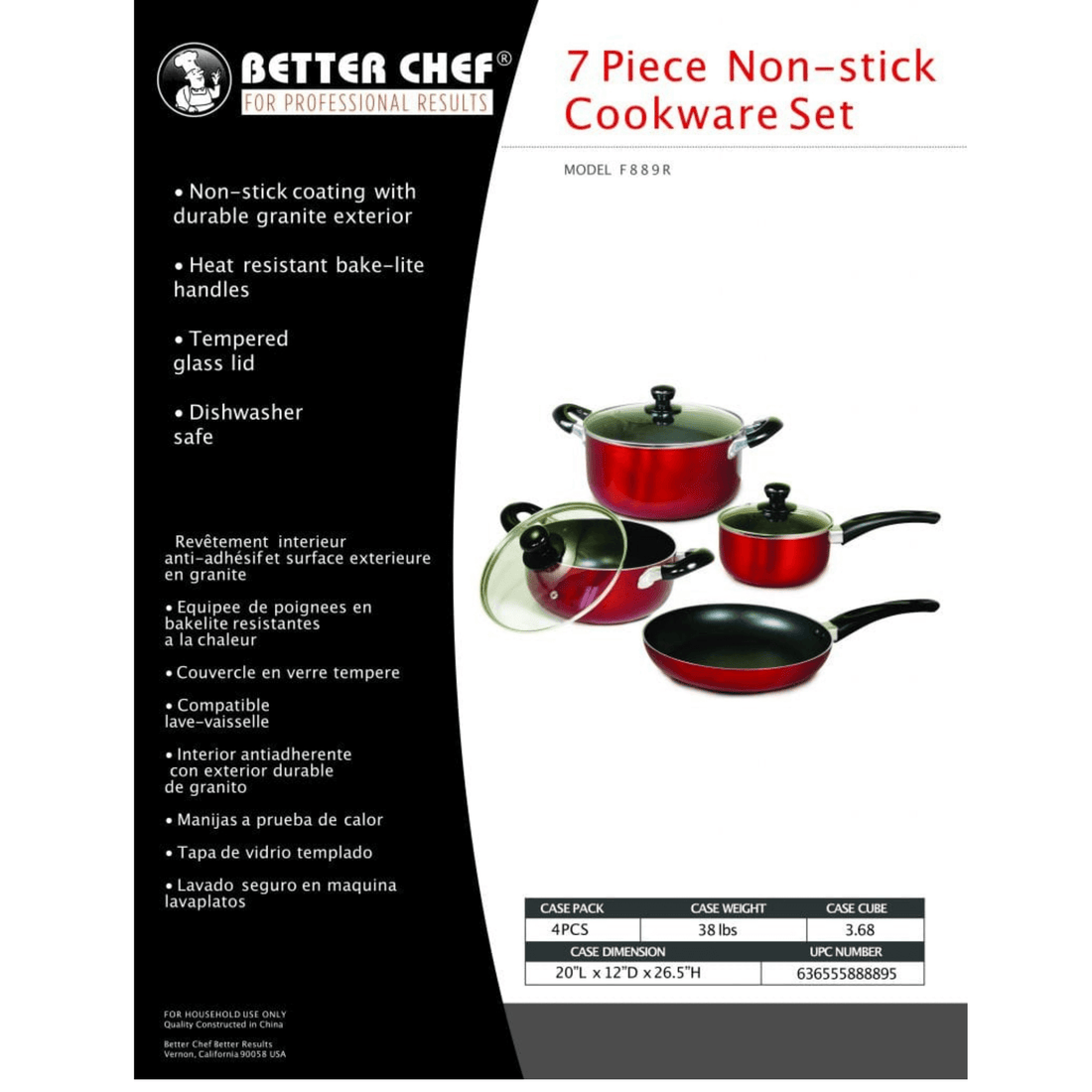 Aluminum Non-Stick Cookware Set with Bakelite