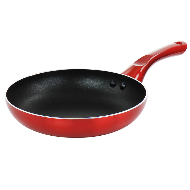 Aluminum Non Stick Gourmet Frying Pan in Red