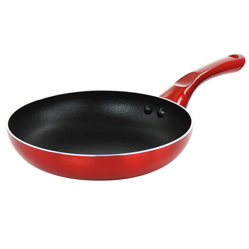 Aluminum Non Stick Gourmet Frying Pan in Red