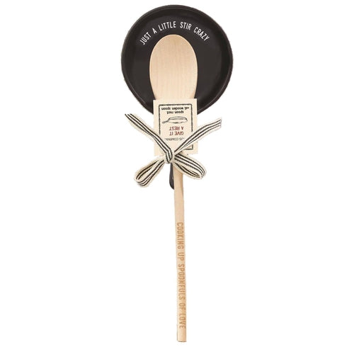 Giftable Wooden Spoon and Cast Iron Spoon