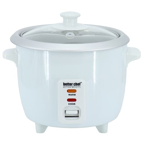 Better Chef 3 Cup Automatic Rice Cooker in White