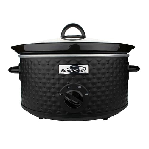 Brentwood 3.5 Quart Diamond Pattern Slow Cooker