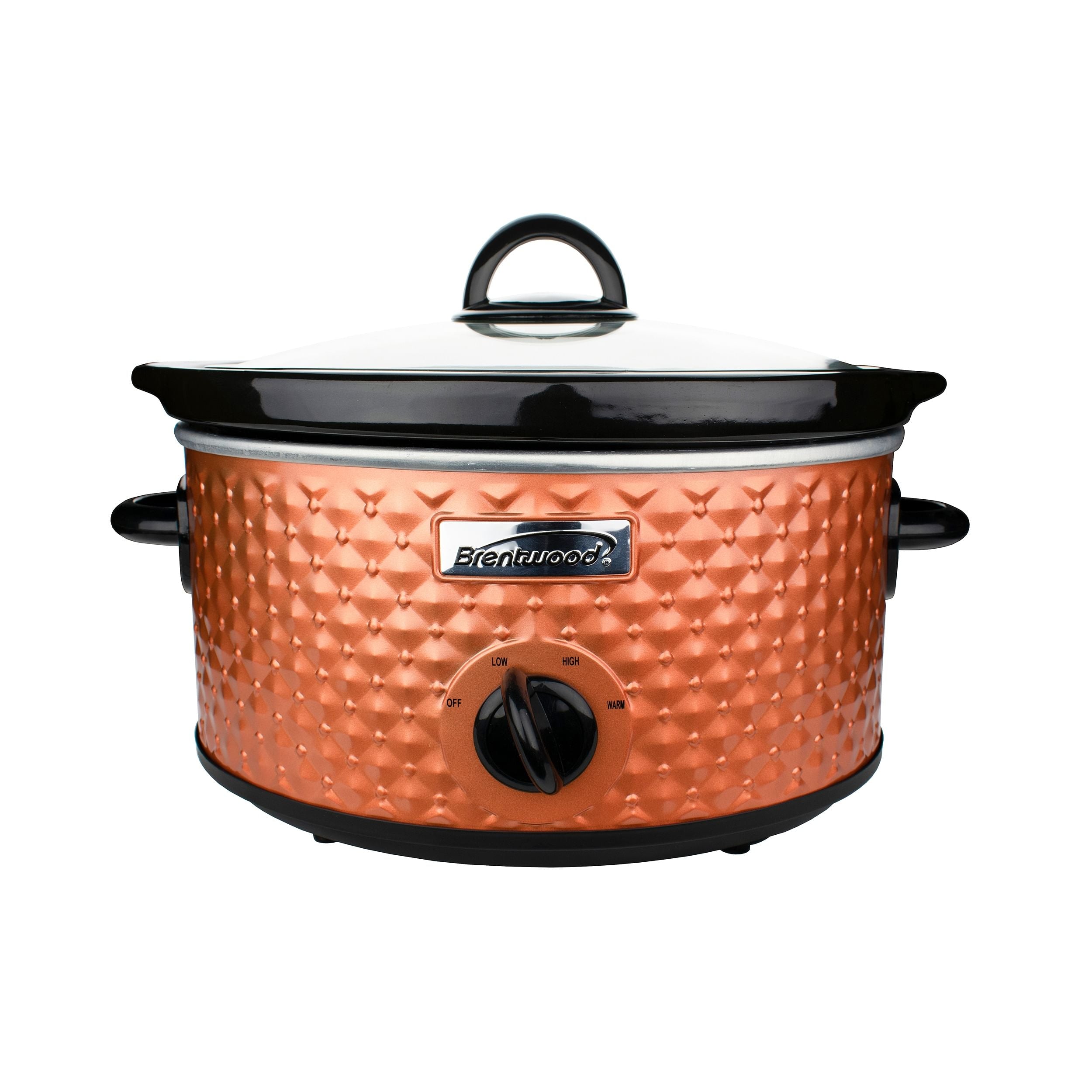 3.5 Quart Diamond Pattern Slow Cooker
