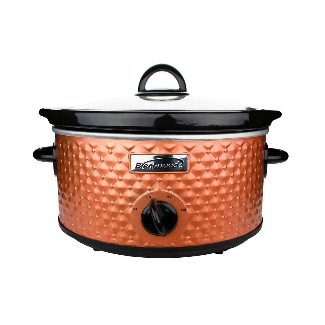 3.5 Quart Diamond Pattern Slow Cooker