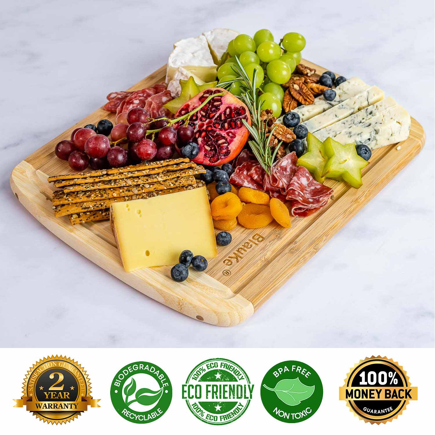 Large Wood Cutting Board for Kitchen