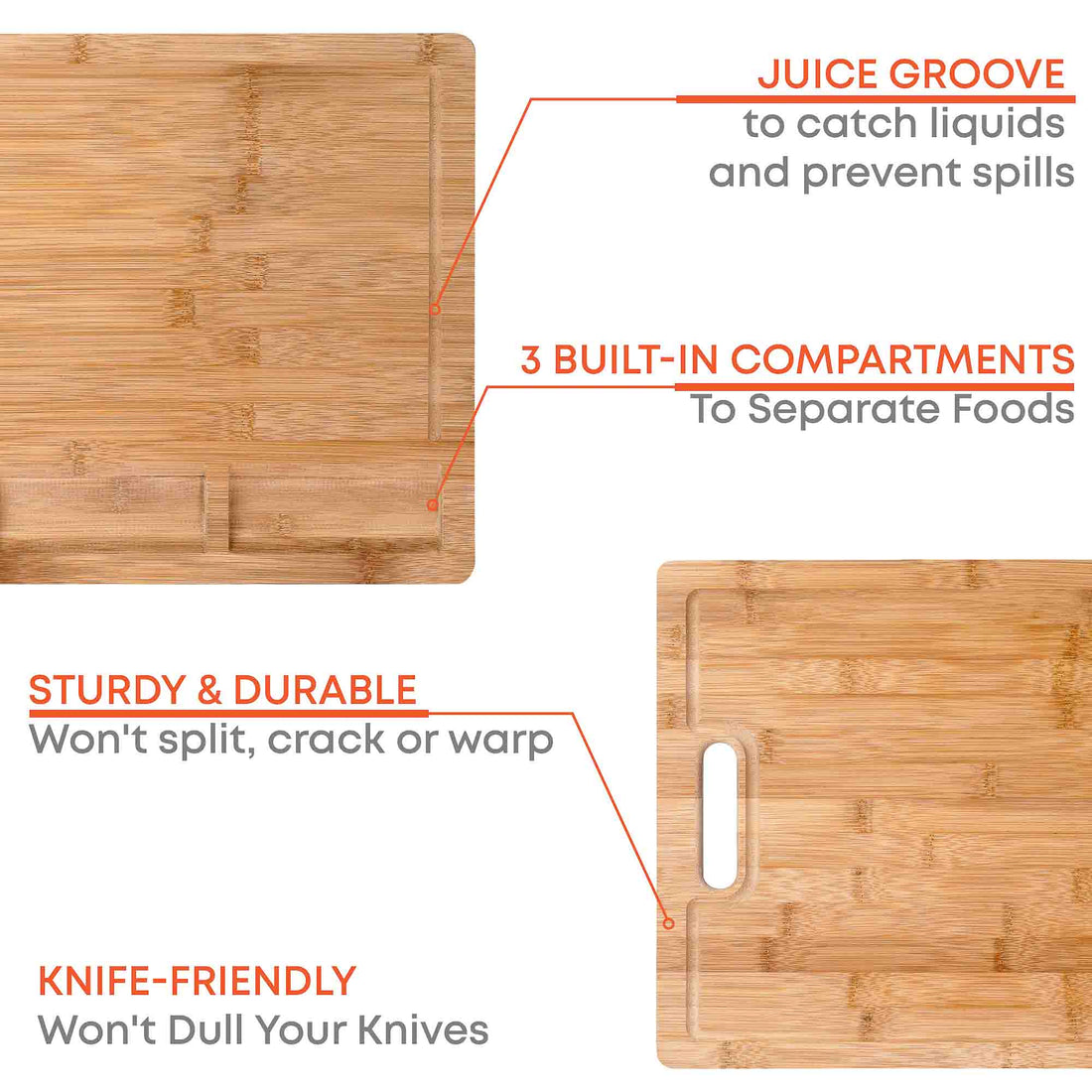 17x12.5 inch Wood Cutting Board