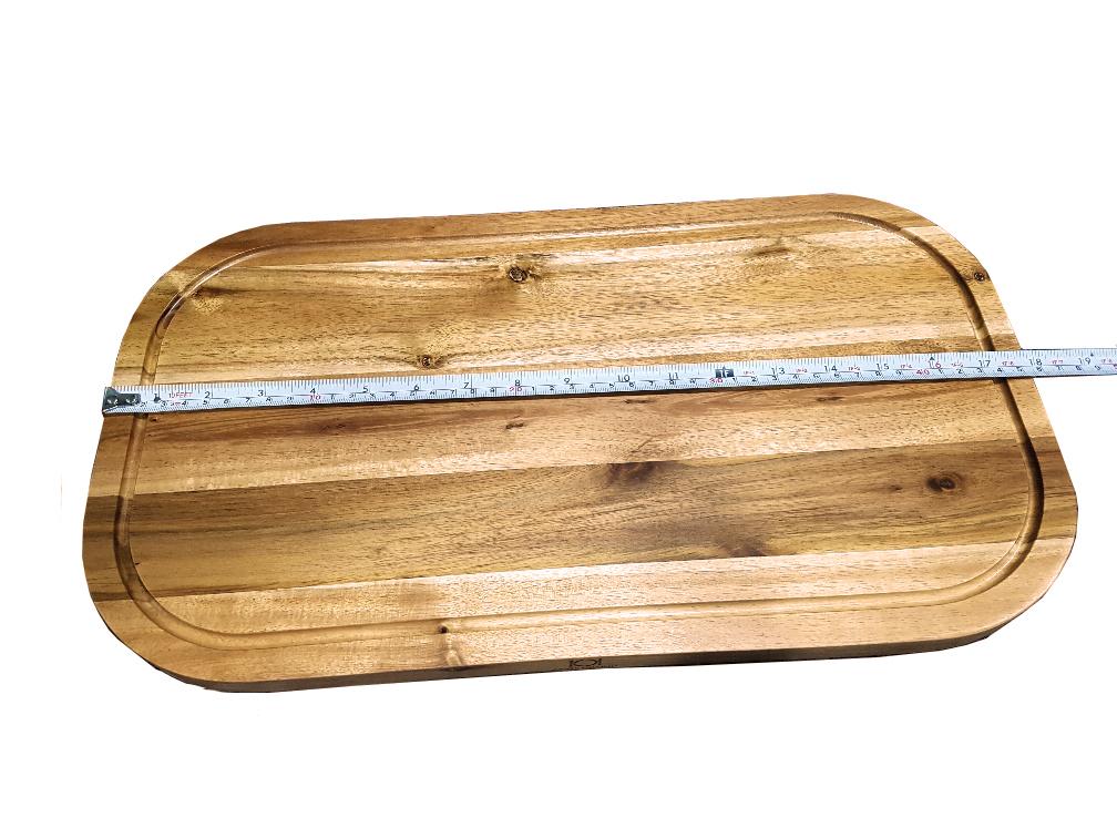 Acacia Wood Serving Rounded Cutting Board