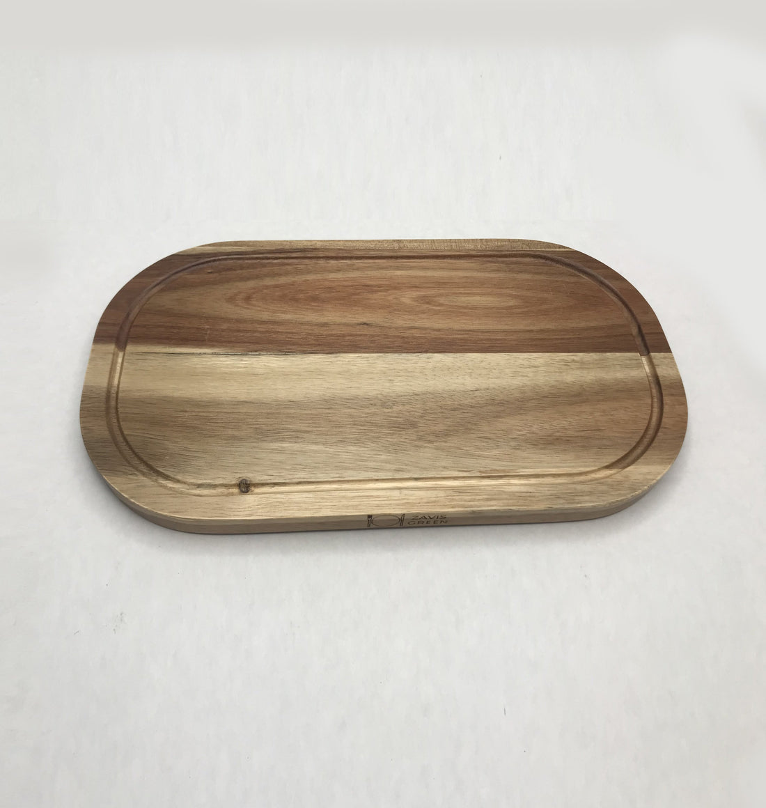 Rounded Cutting Board With Juice