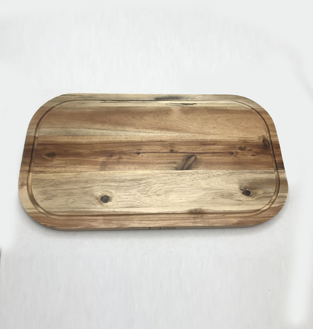 Acacia Wood Serving Rounded Cutting Board
