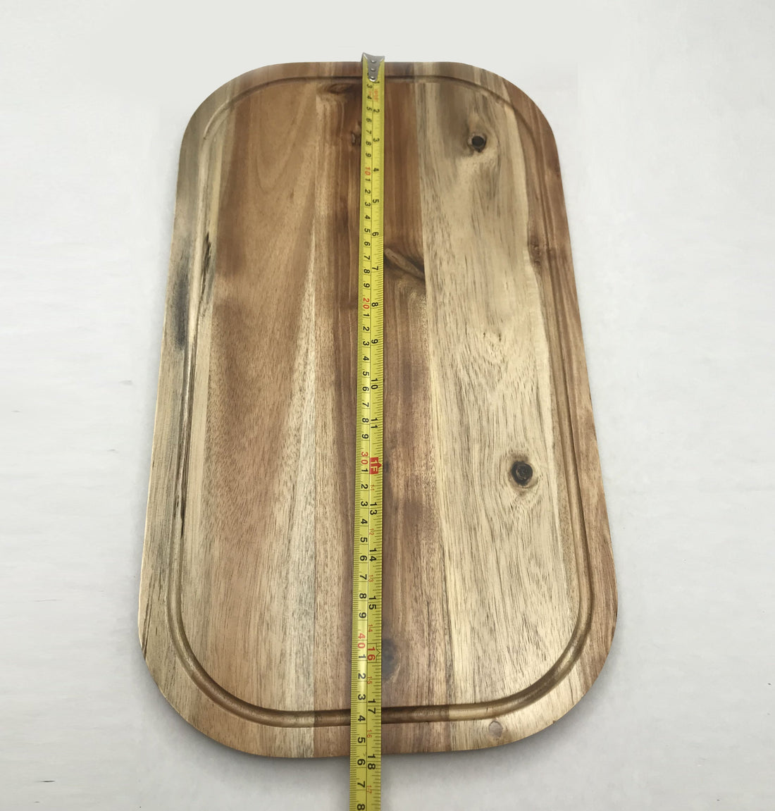 Acacia Wood Serving Rounded Cutting Board