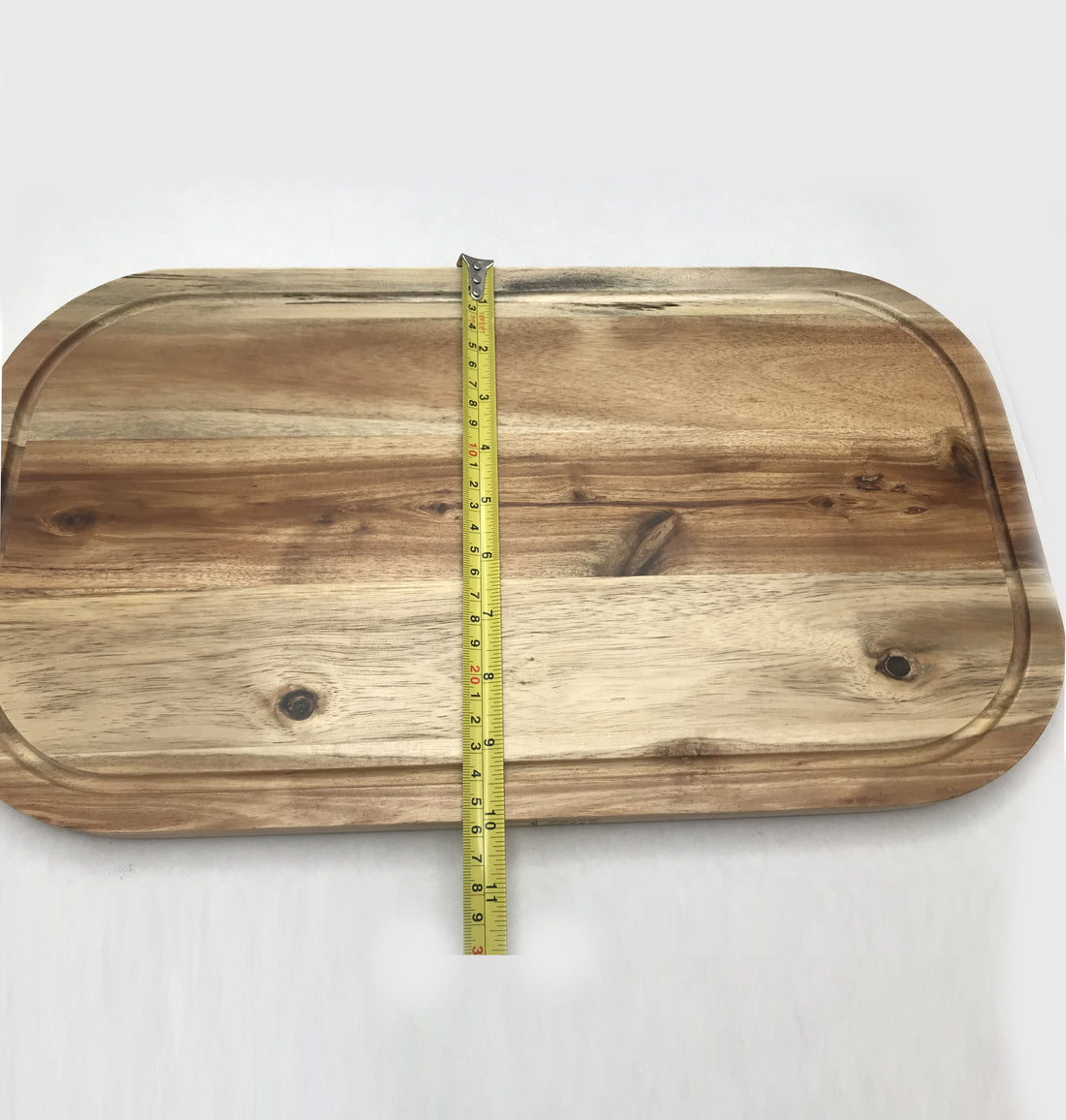 Acacia Wood Serving Rounded Cutting Board