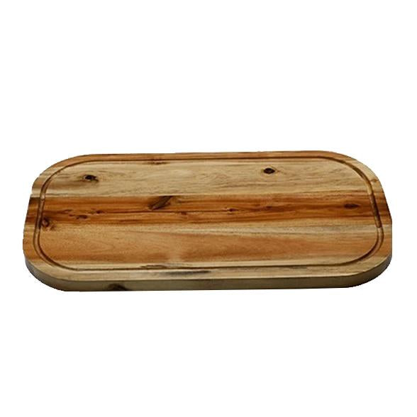 Acacia Wood Serving Rounded Cutting Board