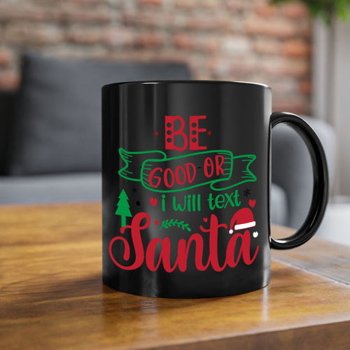i will text santa style 61#- christmas-Mug