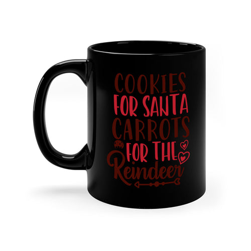 cookies for santa carrots for the reindeer christmas-Mug