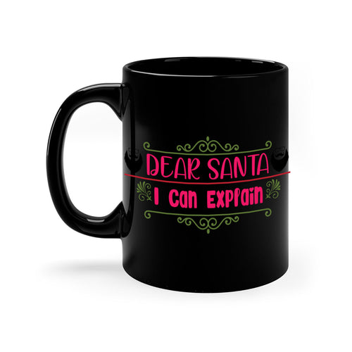 dear santa i can explain style christmas-Mug / Coffee Cup