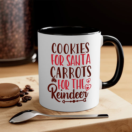 cookies for santa carrots for the reindeer christmas-Mug