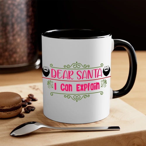 dear santa i can explain style christmas-Mug / Coffee Cup