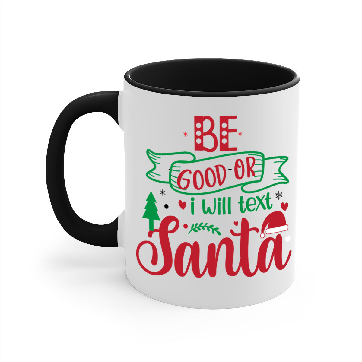 i will text santa style 61#- christmas-Mug