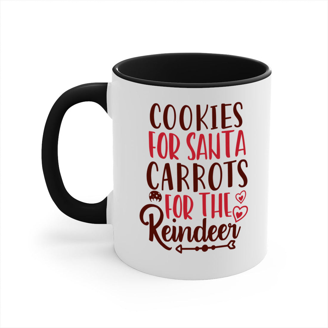 cookies for santa carrots for the reindeer christmas-Mug