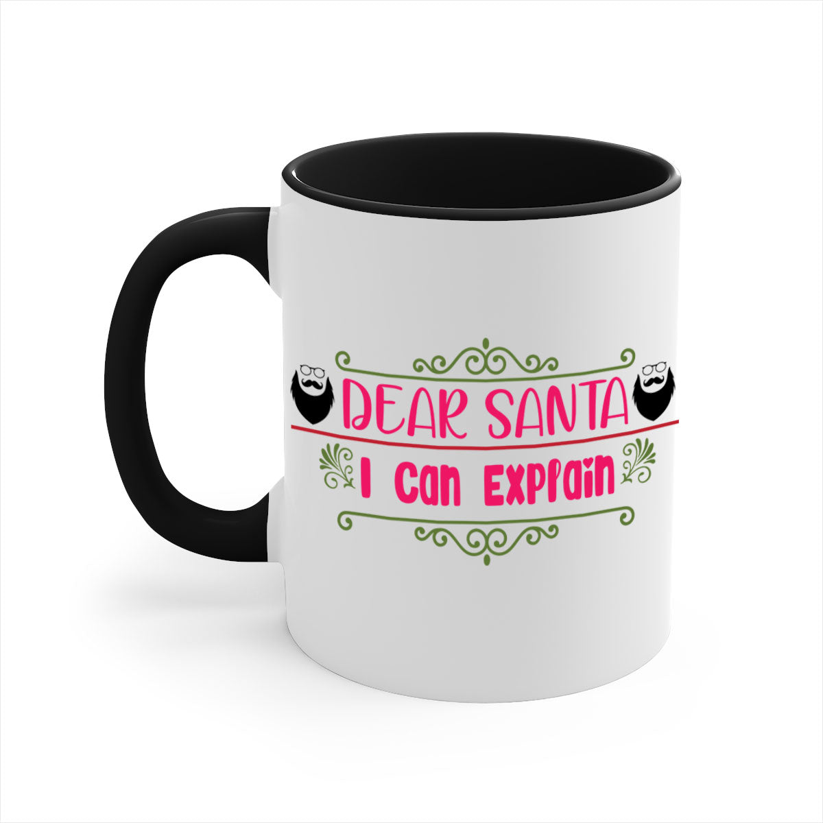 dear santa i can explain style christmas-Mug / Coffee Cup
