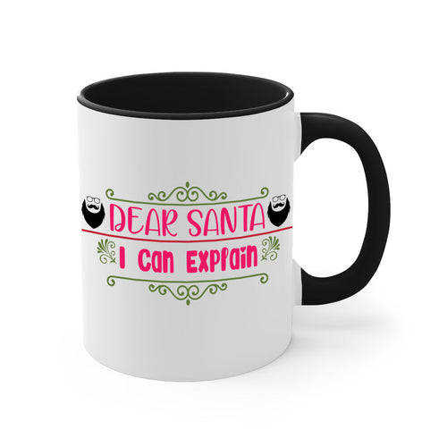 dear santa i can explain style christmas-Mug / Coffee Cup