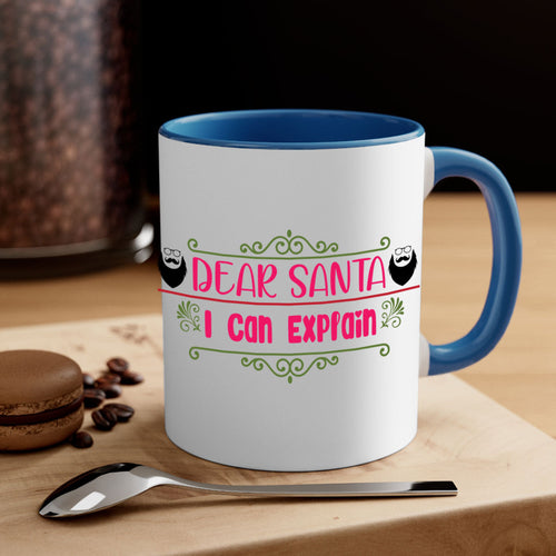 dear santa i can explain style christmas-Mug / Coffee Cup