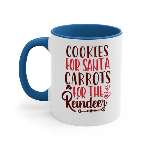 cookies for santa carrots for the reindeer christmas-Mug