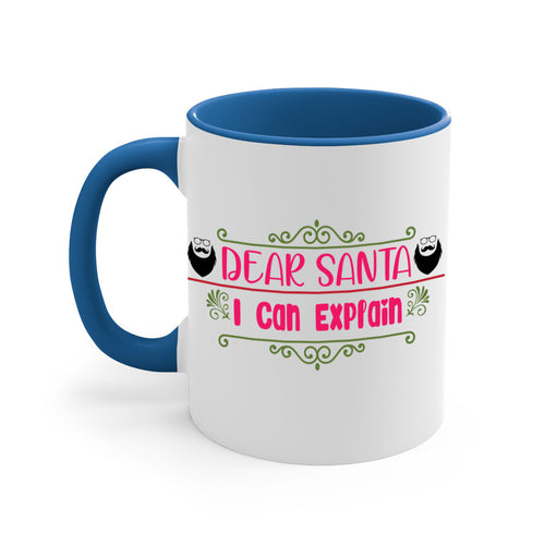 dear santa i can explain style christmas-Mug / Coffee Cup