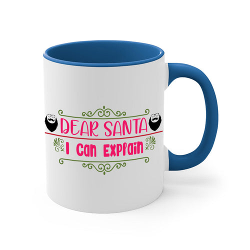 dear santa i can explain style christmas-Mug / Coffee Cup
