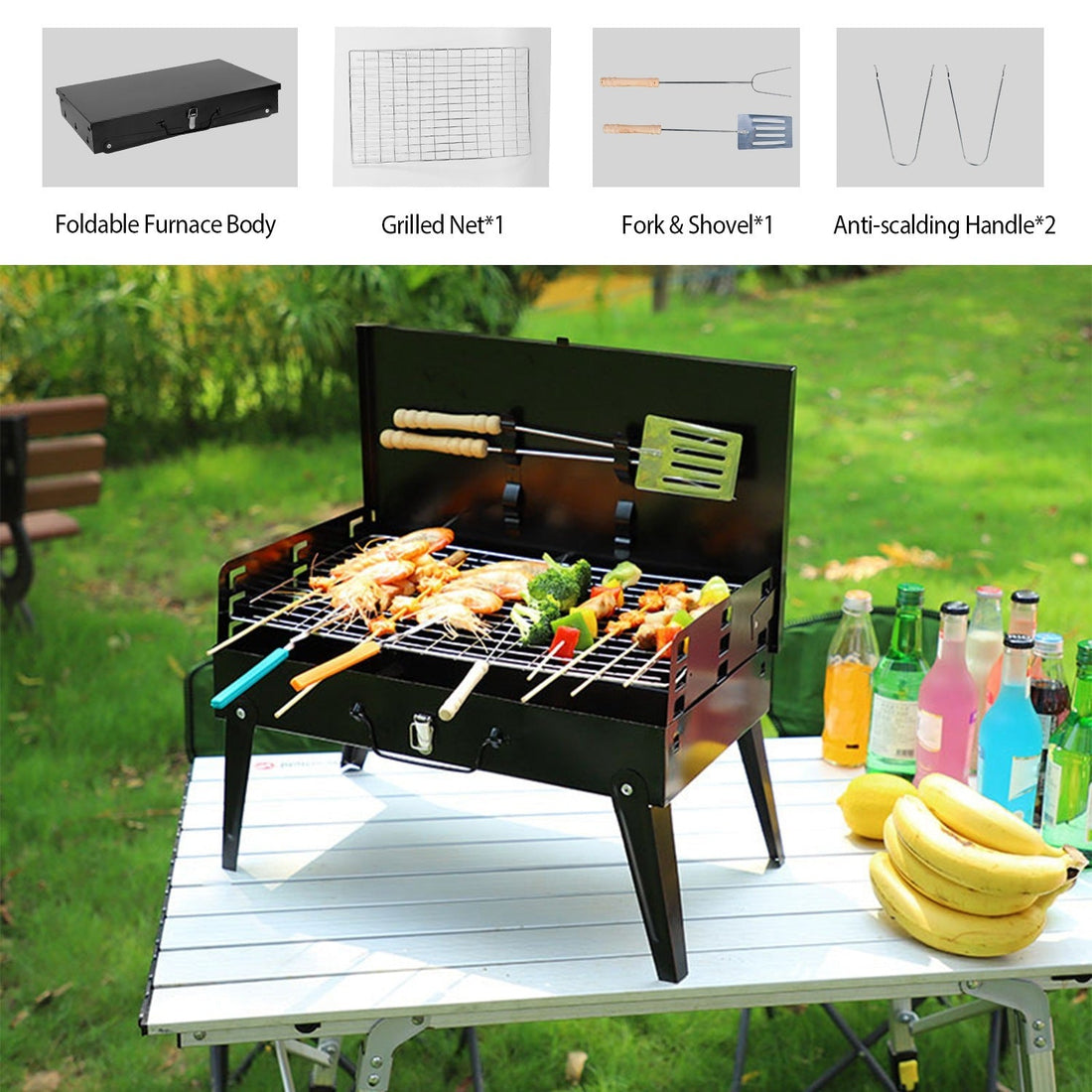 Portable Charcoal Grill