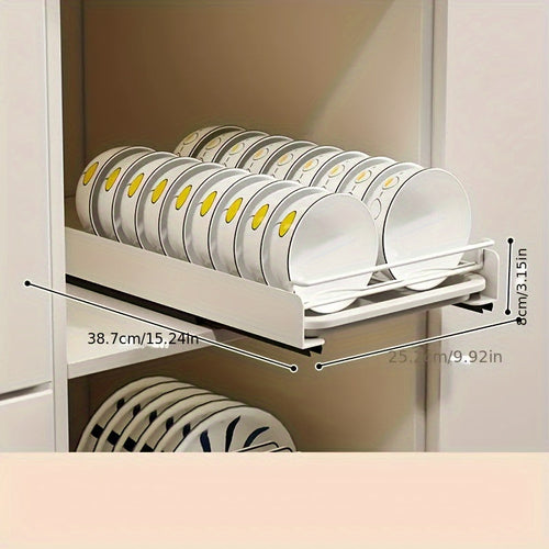 Space-Saving Stainless Steel Dish Rack