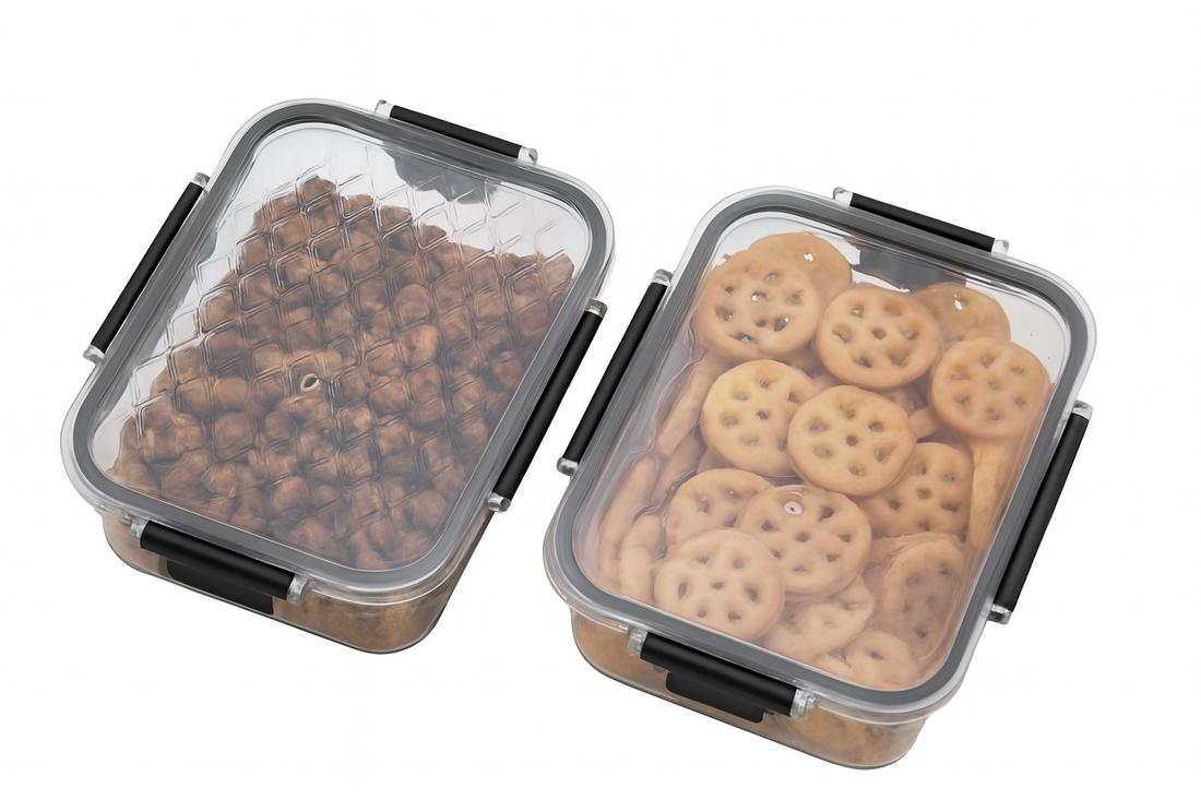 Leakproof Glass Food Storage Containers – Set of 4