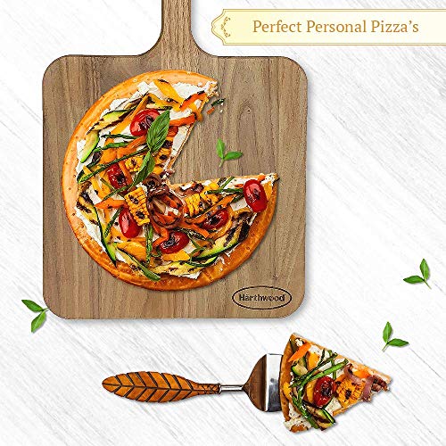 Walnut Wood Cutting Board with Handle 12"x12"