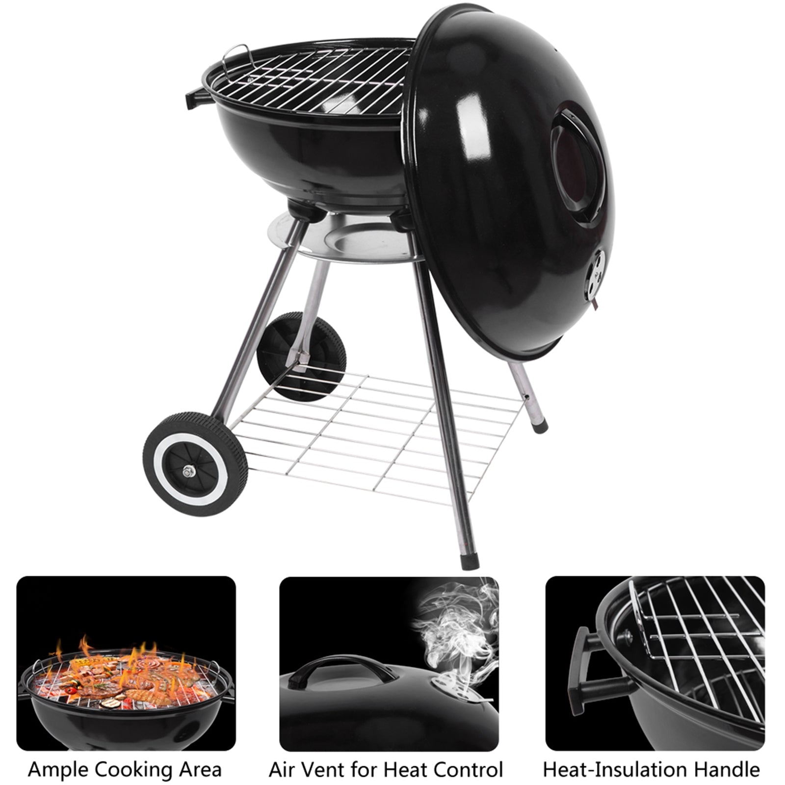18 Inch Apple Charcoal Stove BBQ Grill