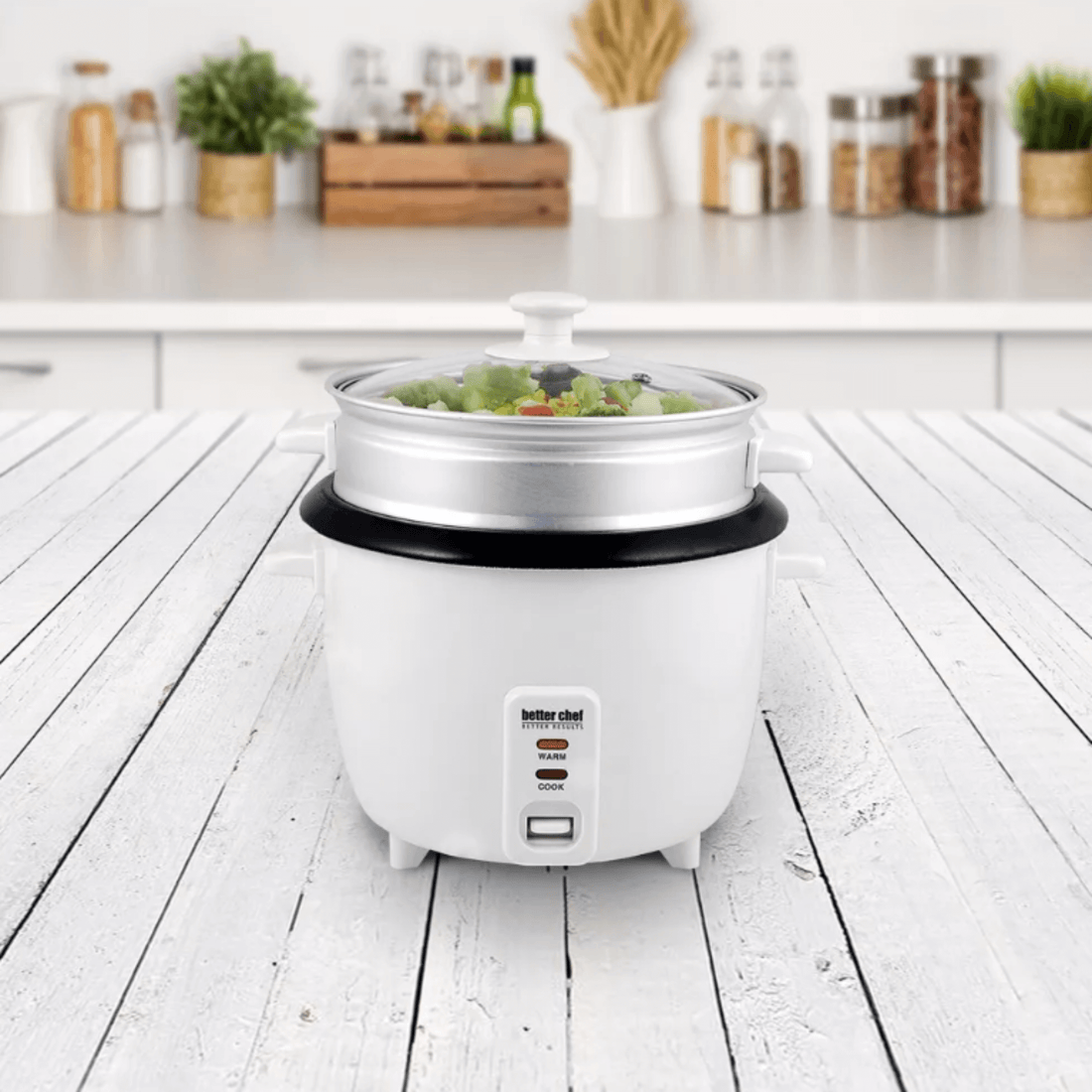 Rice Cooker with Steamer