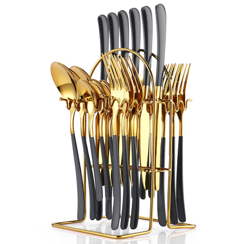Stainless Steel Cutlery 24-piece Set