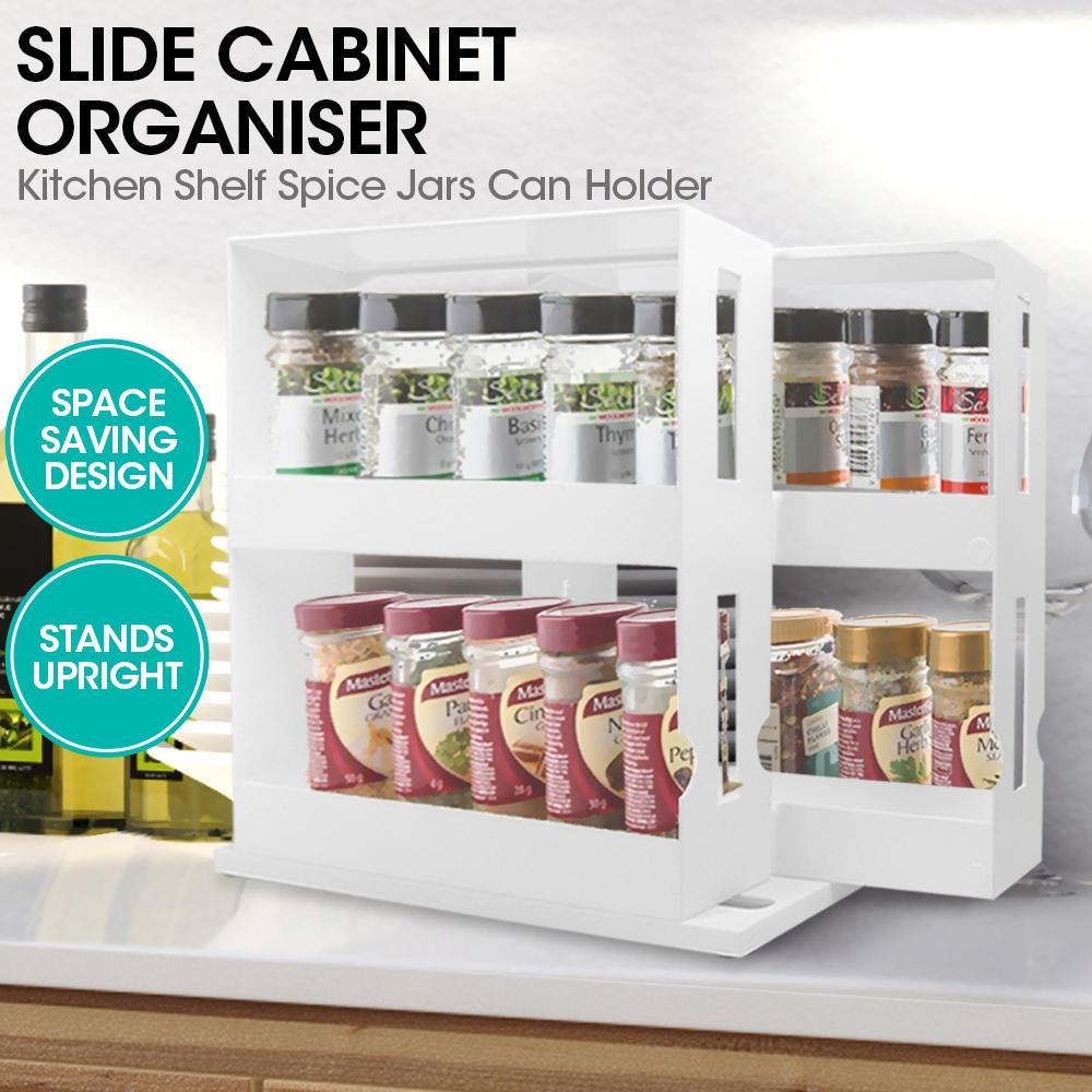 Kitchen Shelf Spice Jars