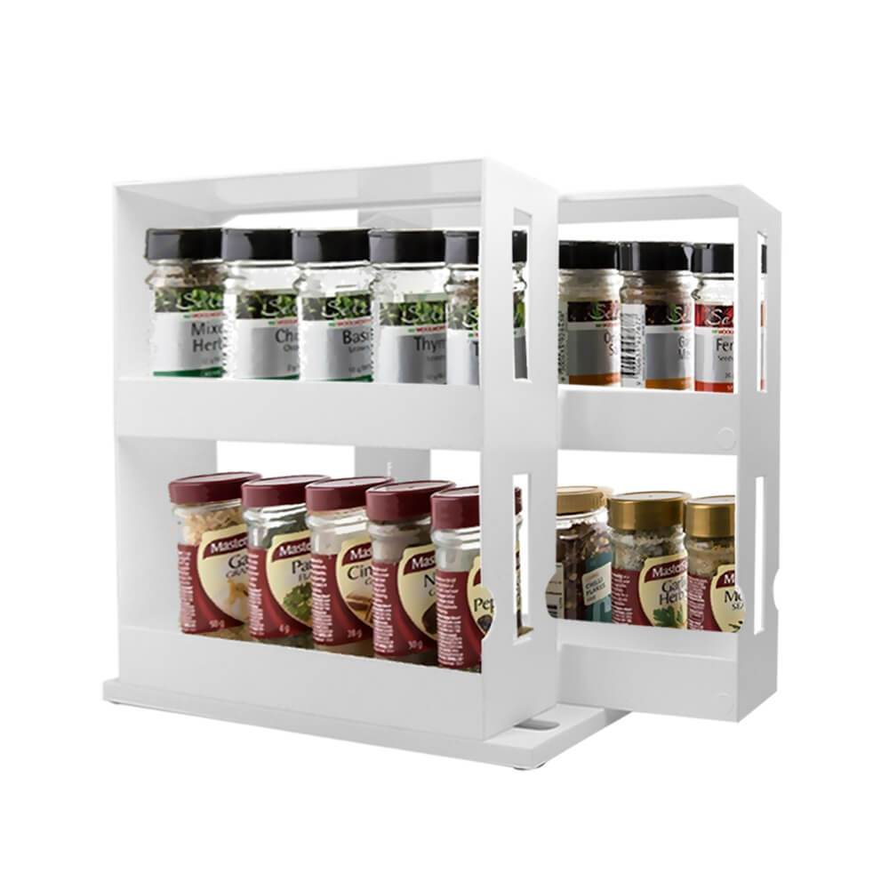 Kitchen Shelf Spice Jars